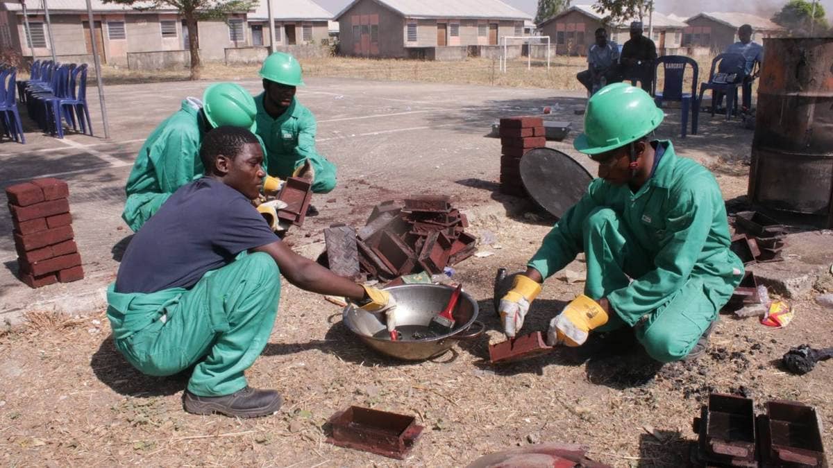 On-site practical training