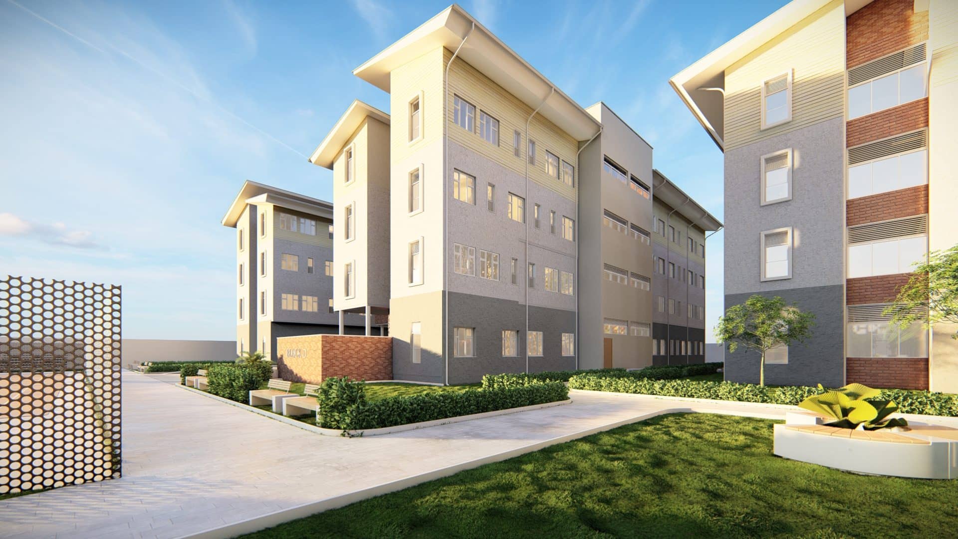 Artist’s impression of a SASHIN student hostel