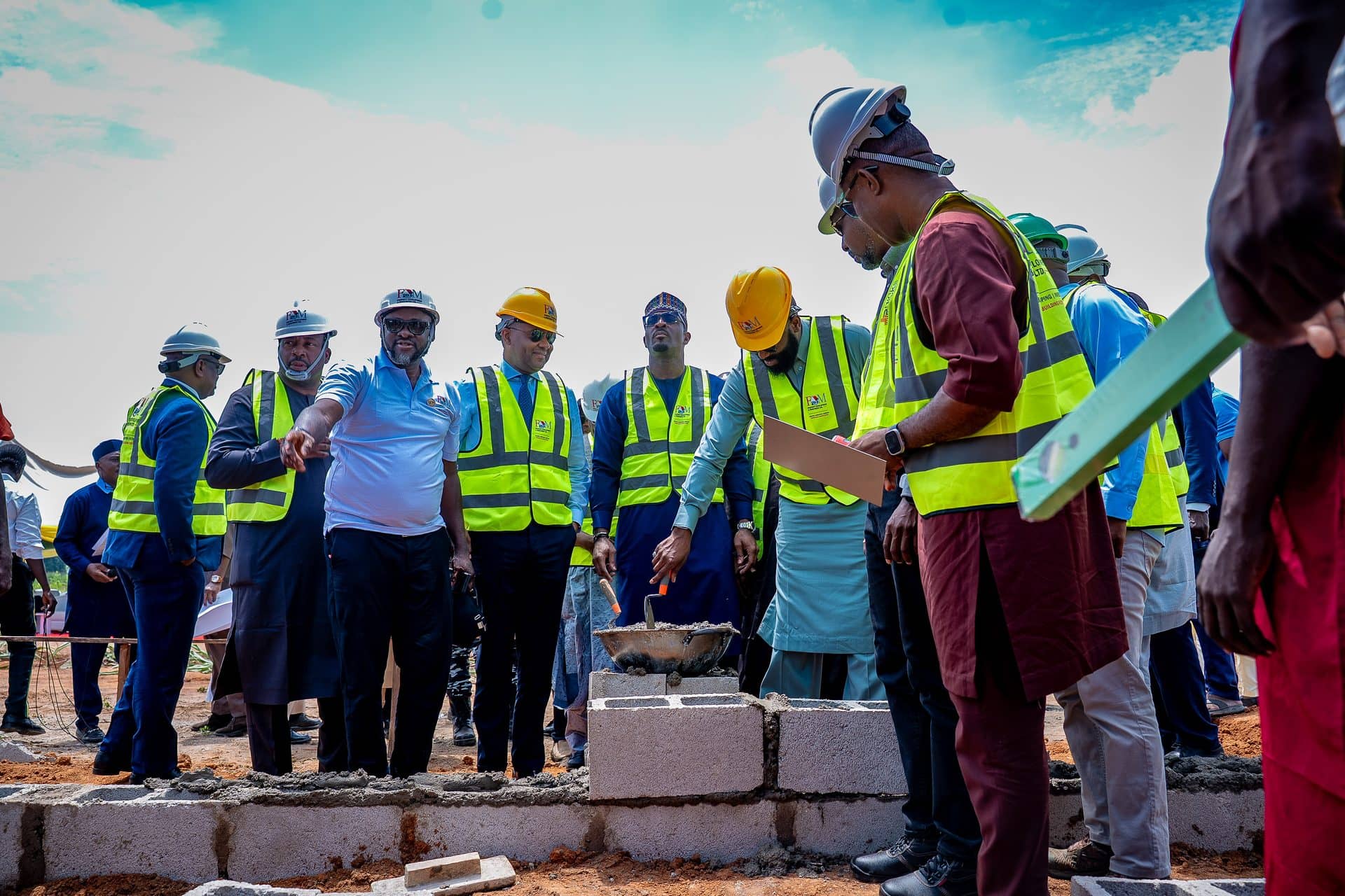 Groundbreaking for the FHFL/NPTF Police Housing Project, Masaka, Nasarawa